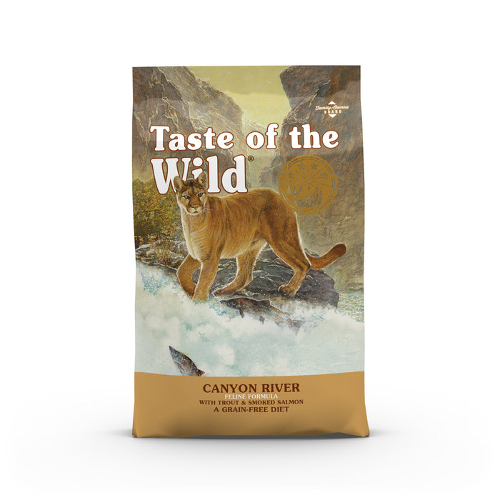 Canyon River adult dry cat food bag