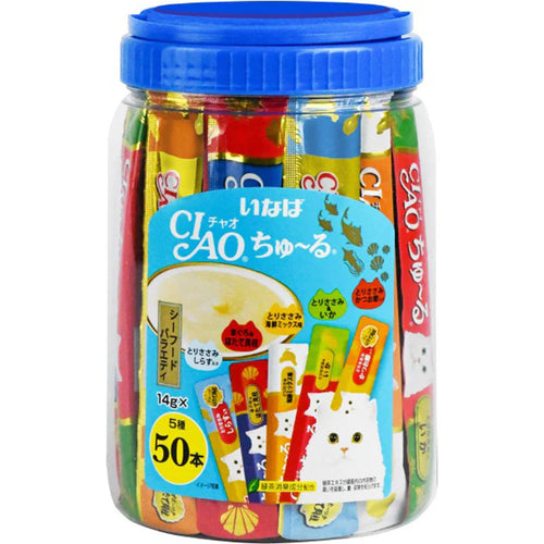 CIAO Churu Seafood Variety 50 Tubes