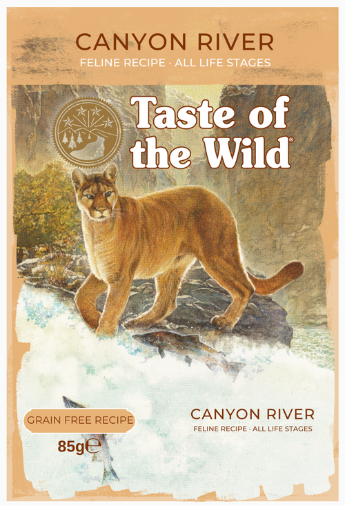 Canyon River Chunks In Gravy Pouch Wet Cat Food 85G*12