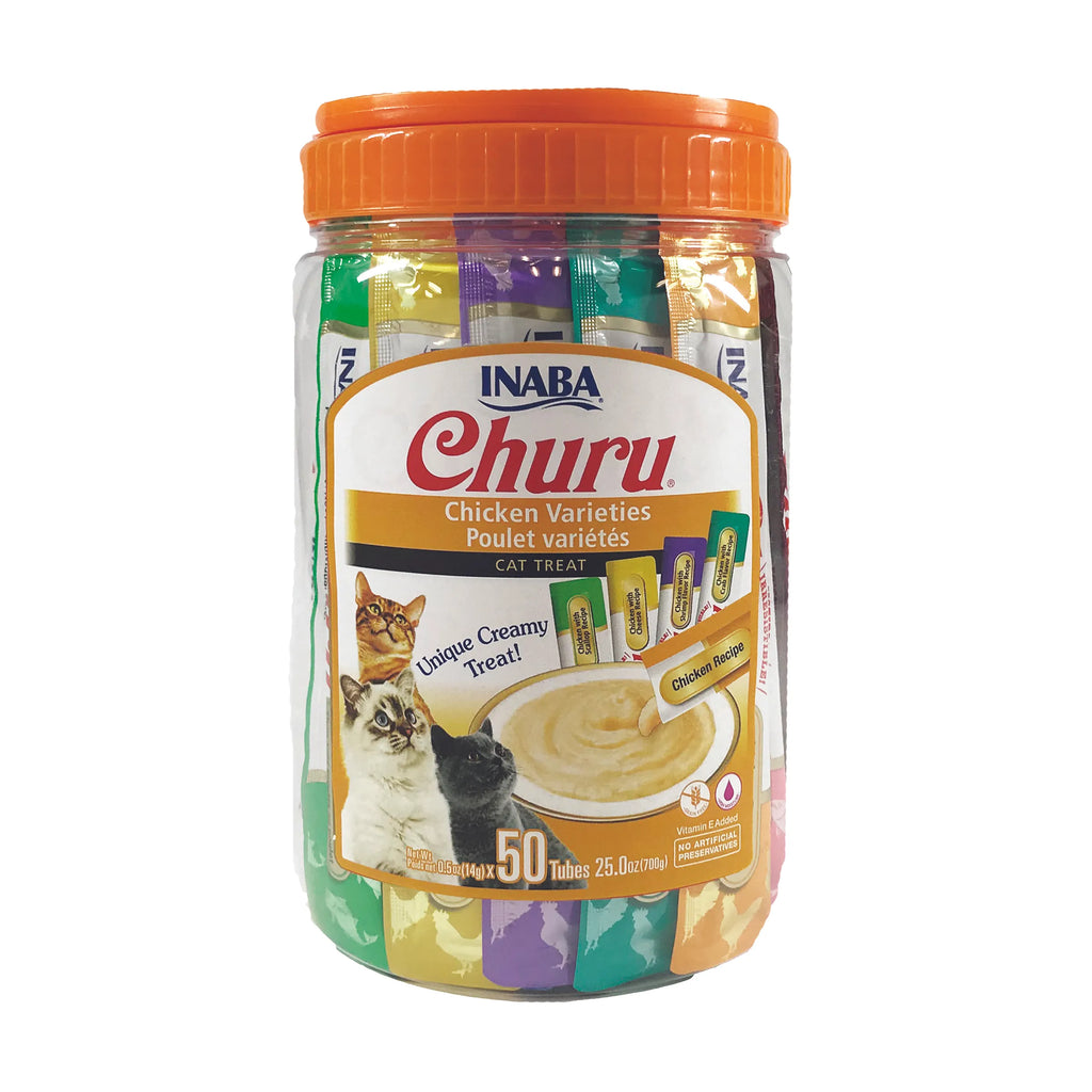 INABA CAT CHURU PUREE 50P CHICKEN VARIETIES