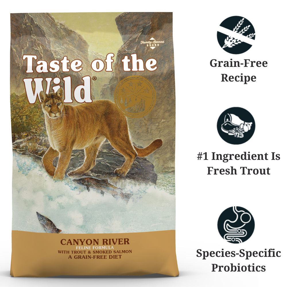 Taste of the Wild Canyon River Adult Cat Food — 2kg