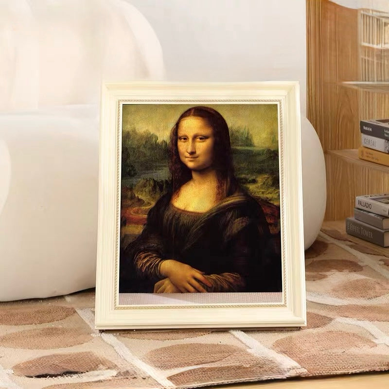 Nekono Claws & Canvas Da Vinci Mona Lisa edition art cat scratcher on neutral background