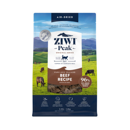Ziwi Peak Air Dried Cat Food 1kg Beef