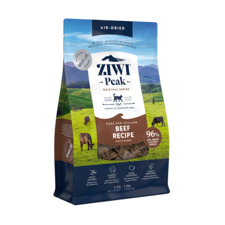 Ziwi Peak Air Dried Cat Food 1kg Beef