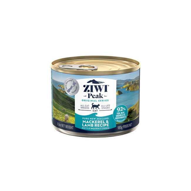 Ziwi Peak Wet Mackerel & Lamb Recipe For Cats 185g x 12