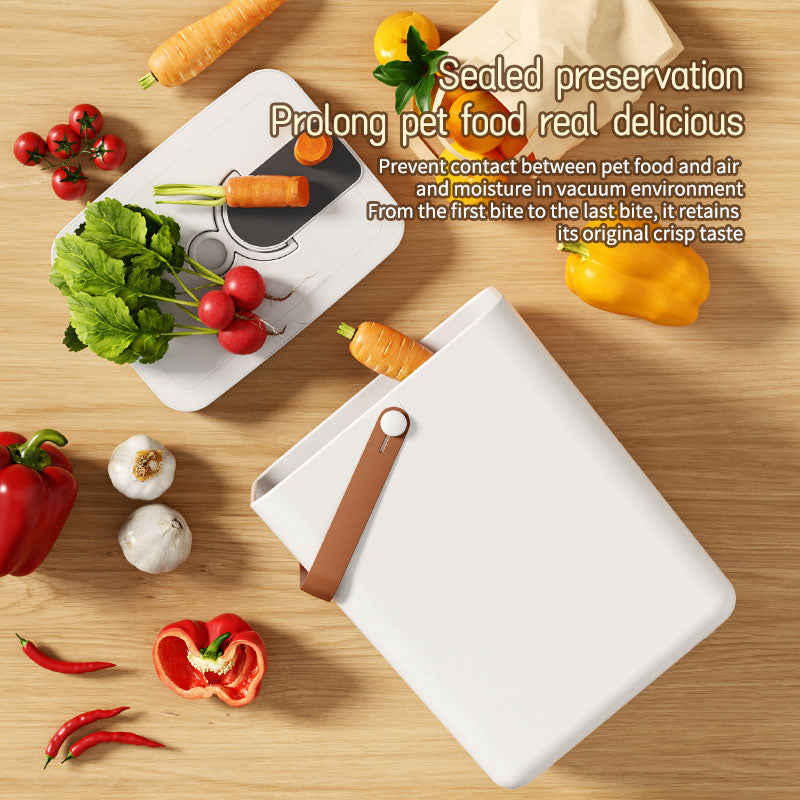 Nekono FreshKeeper sealed preservation design keeps dry pet food fresh — food-grade materials safe for kibble and treats
