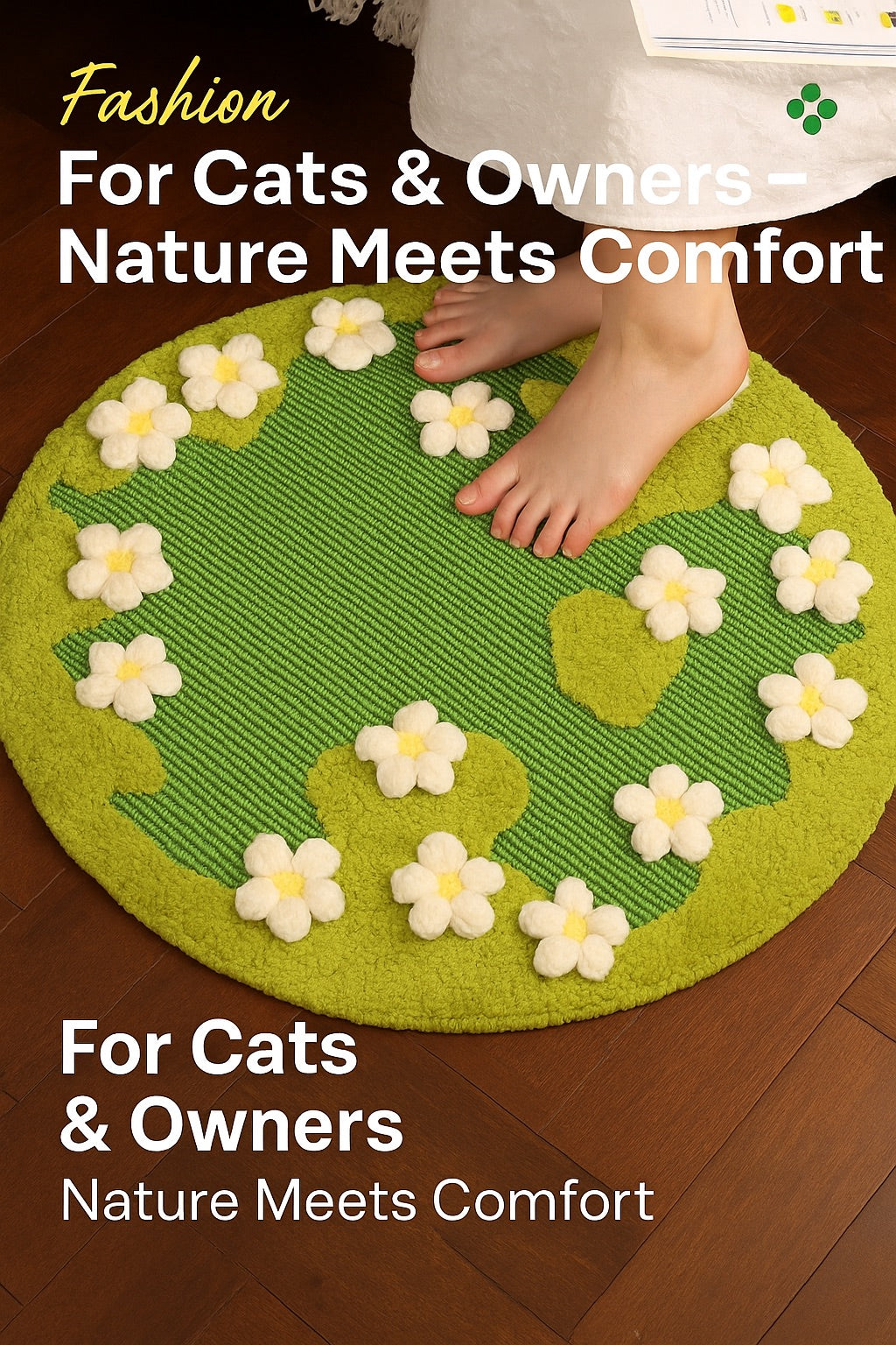Spring Meadow Sisal Cat Mat